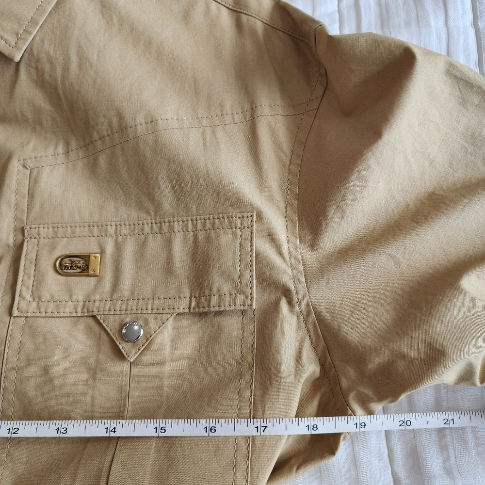 NWT Coach 1941 Safari Shirt Dress Sz 2 - Picture 8 of 10